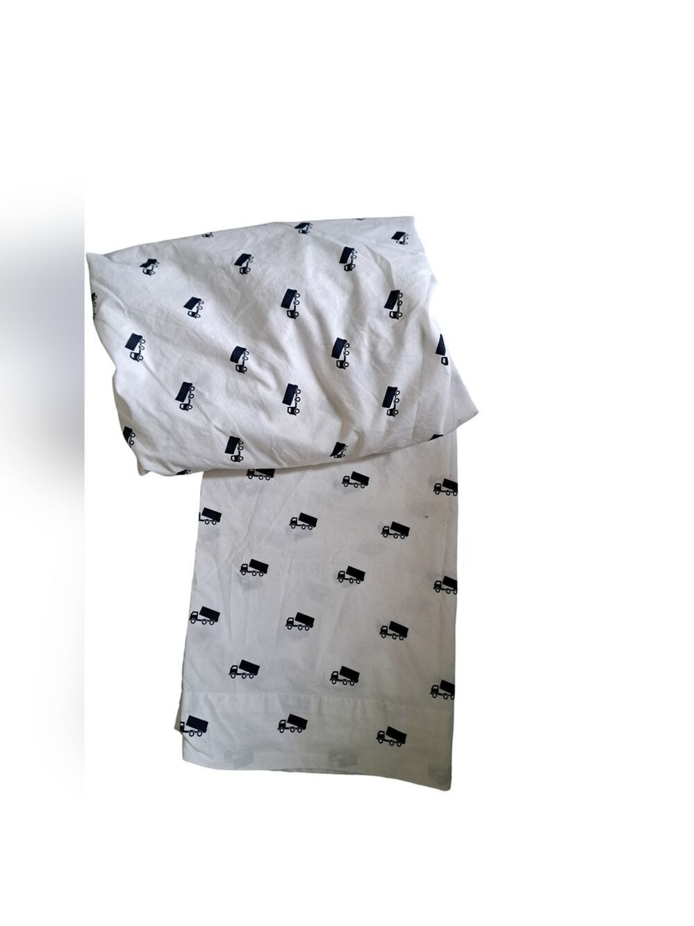 Pottery Barn Kids Organic Cotton Toddler Crib Sheet Set fitted flat Truck